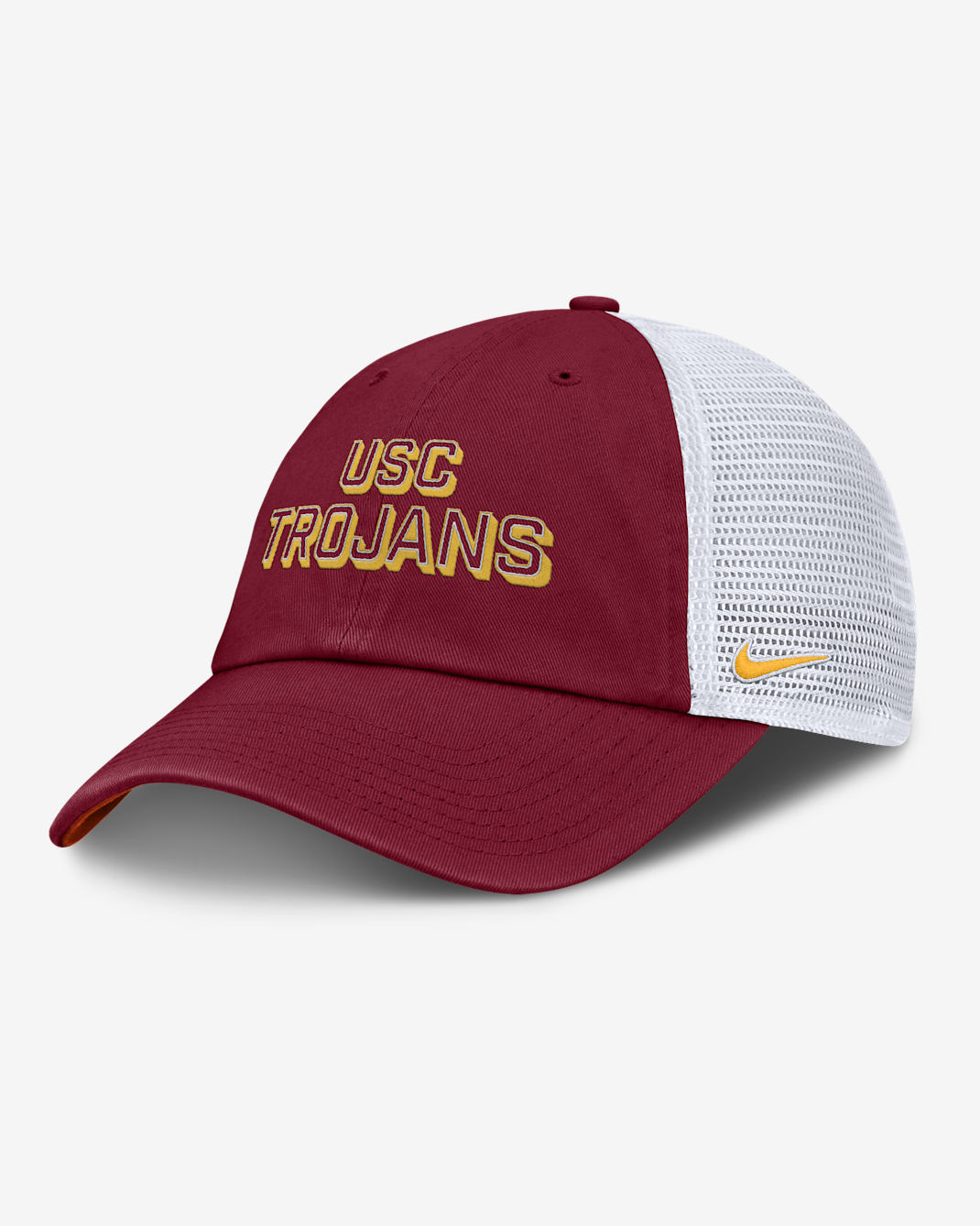 USC On-Field Club Gameday Men's Nike College Trucker Adjustable Hat - Crimson