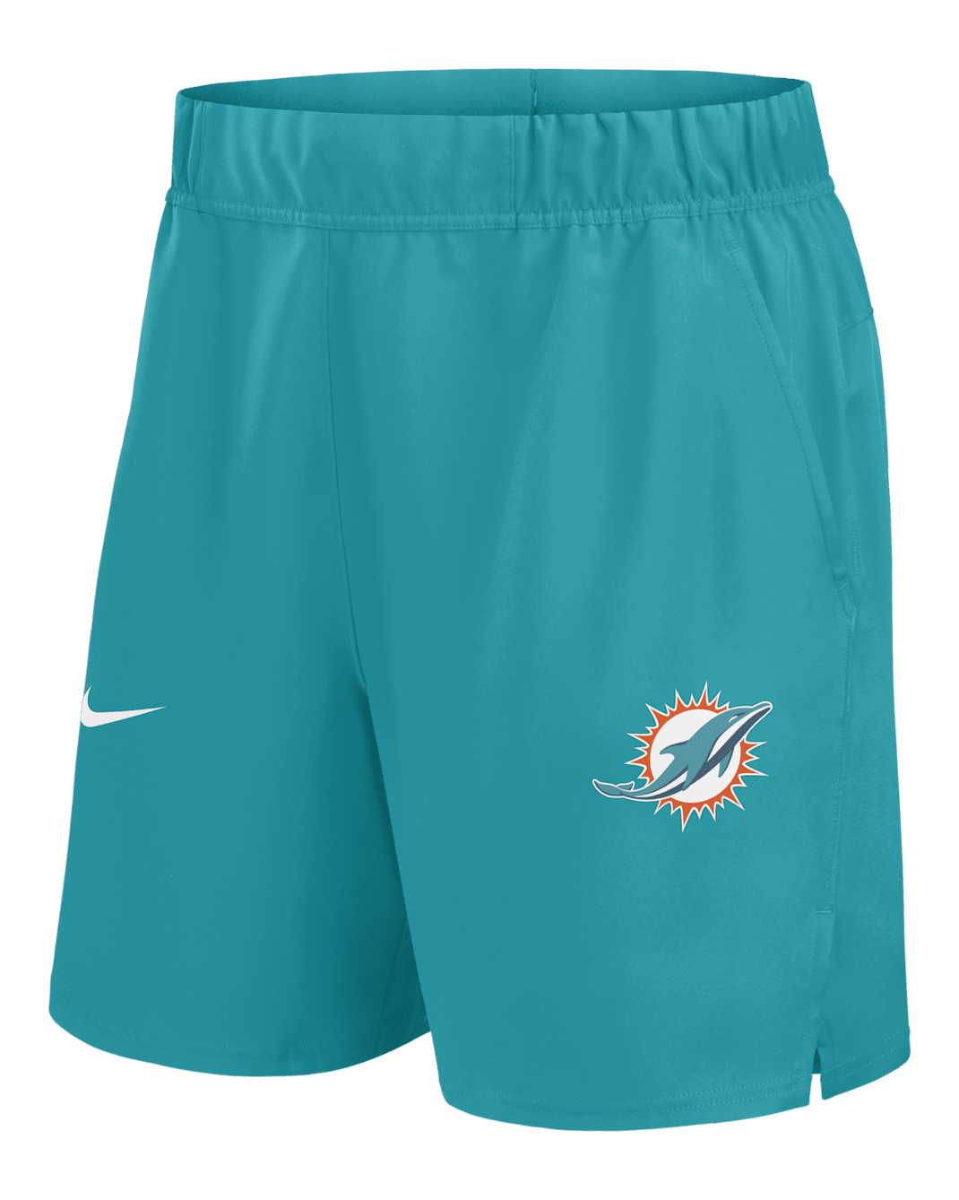 Shorts Nike Dri-FIT de la NFL para hombre Miami Dolphins Blitz Victory - Azul verdoso