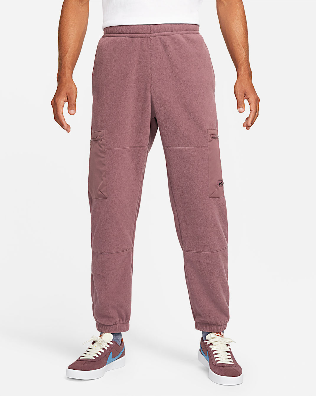 Nike SB Therma-FIT Skate Pants - Dark Wine/Khaki/Dark Wine