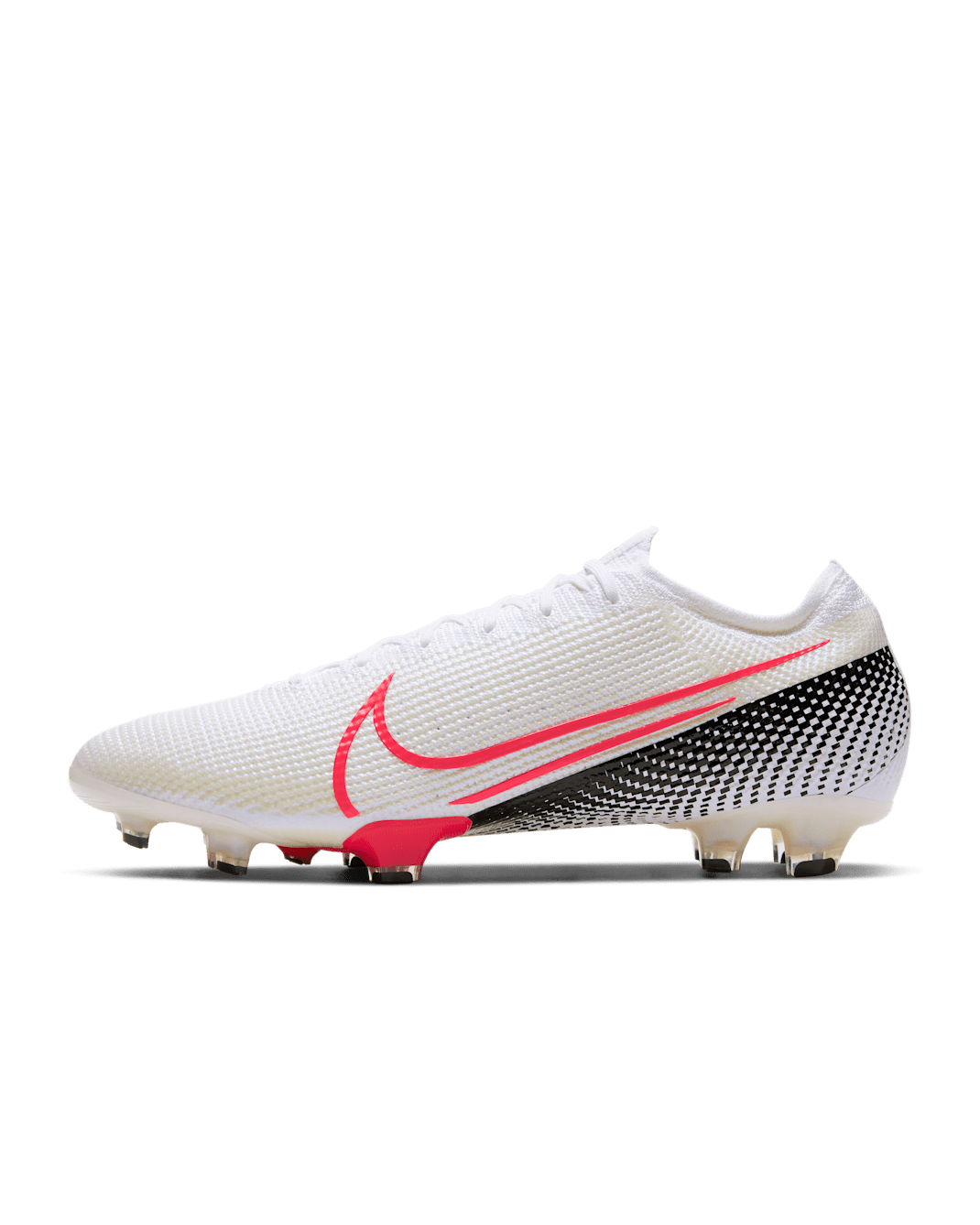 Nike Mercurial Vapor 13 Elite FG Firm-Ground Football Boot - White/Black/Laser Crimson