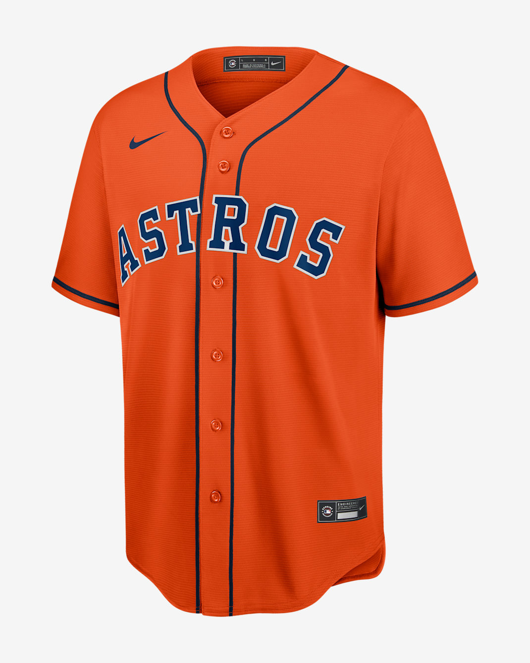 Jersey de béisbol Replica para hombre MLB Houston Astros (Jose Altuve) - Naranja team