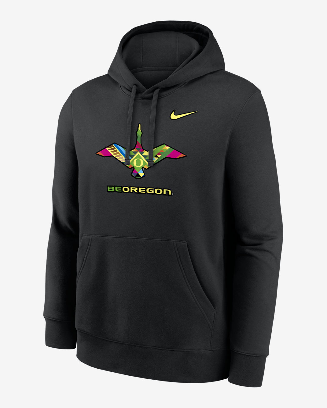 Oregon Be Oregon Men's Nike College Pullover Hoodie - Black