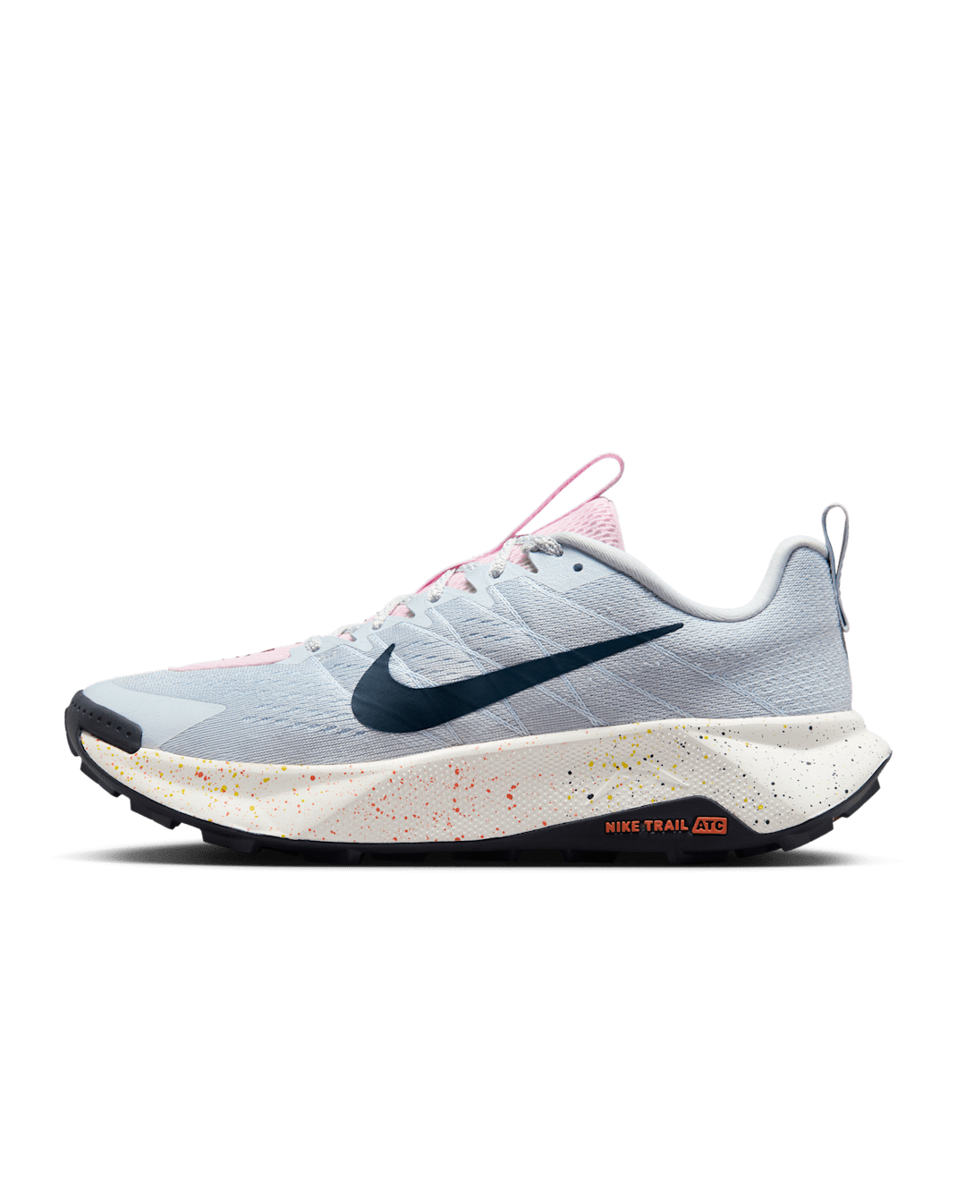 Nike Wildhorse 10 Men's Trail Running Shoes - Pure Platinum/Football Grey/Pink Foam/Armory Navy