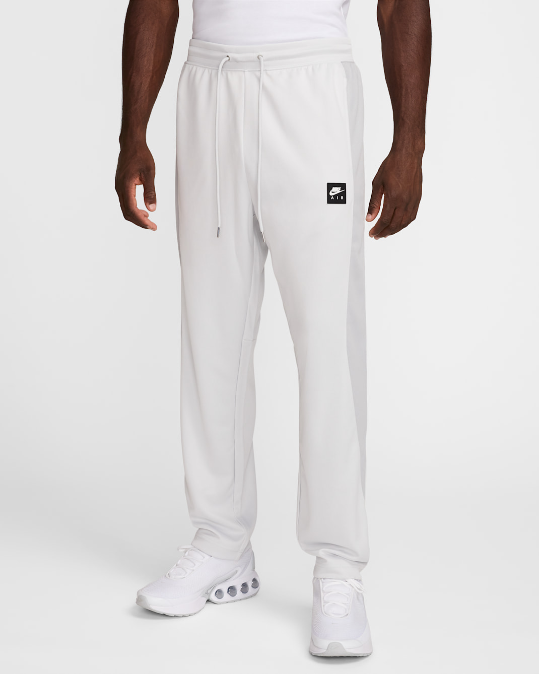 Nike Air Men's Poly-Knit Track Pants - Photon Dust/Light Smoke Grey/Black