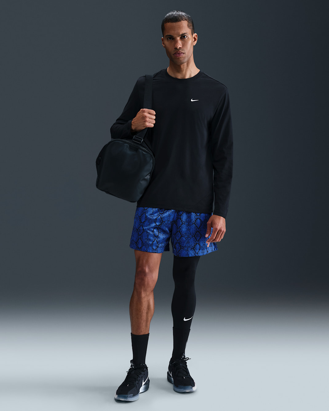 Shorts de básquetbol de malla de 13 cm para hombre Nike - Royal juego/Blanco/Arcilla cósmico