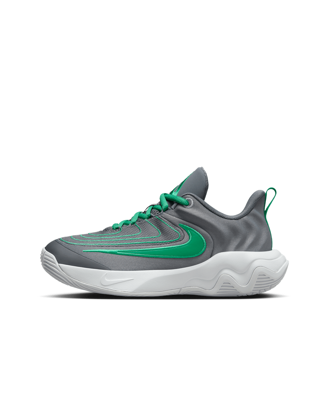 Giannis Immortality 4 Big Kids' Basketball Shoes - Smoke Grey/Wolf Grey/Dark Smoke Grey/Stadium Green