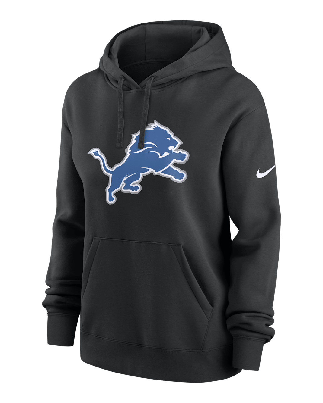 Detroit Lions Club Women's Nike NFL Pullover Hoodie - Black
