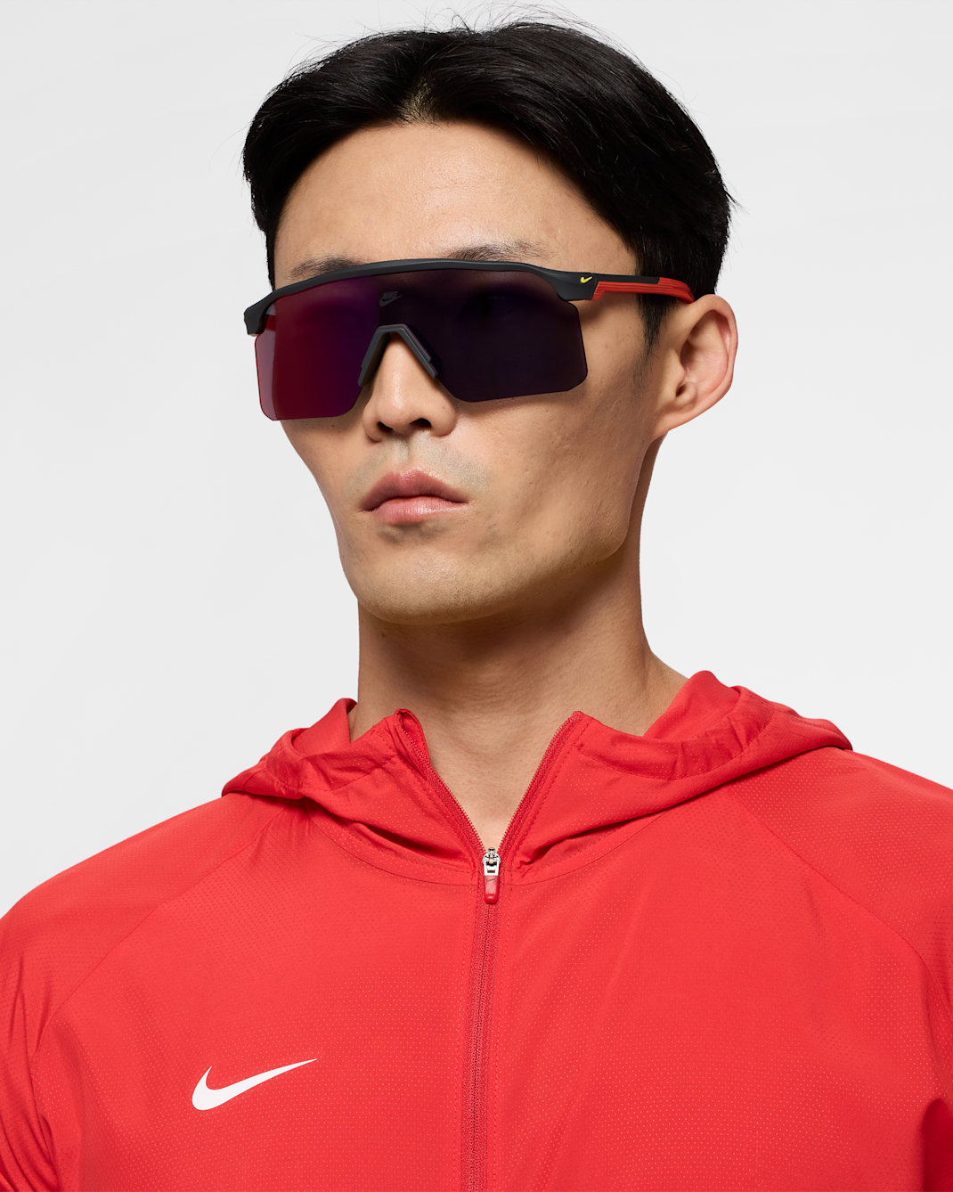 Nike Expedition Shield Mirrored Sunglasses - Dark Smoke/University Gold