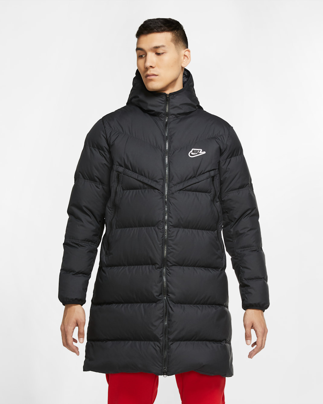 Nike Sportswear Down-Fill Windrunner Men's Shield Parka - Black/Black/Black/Black