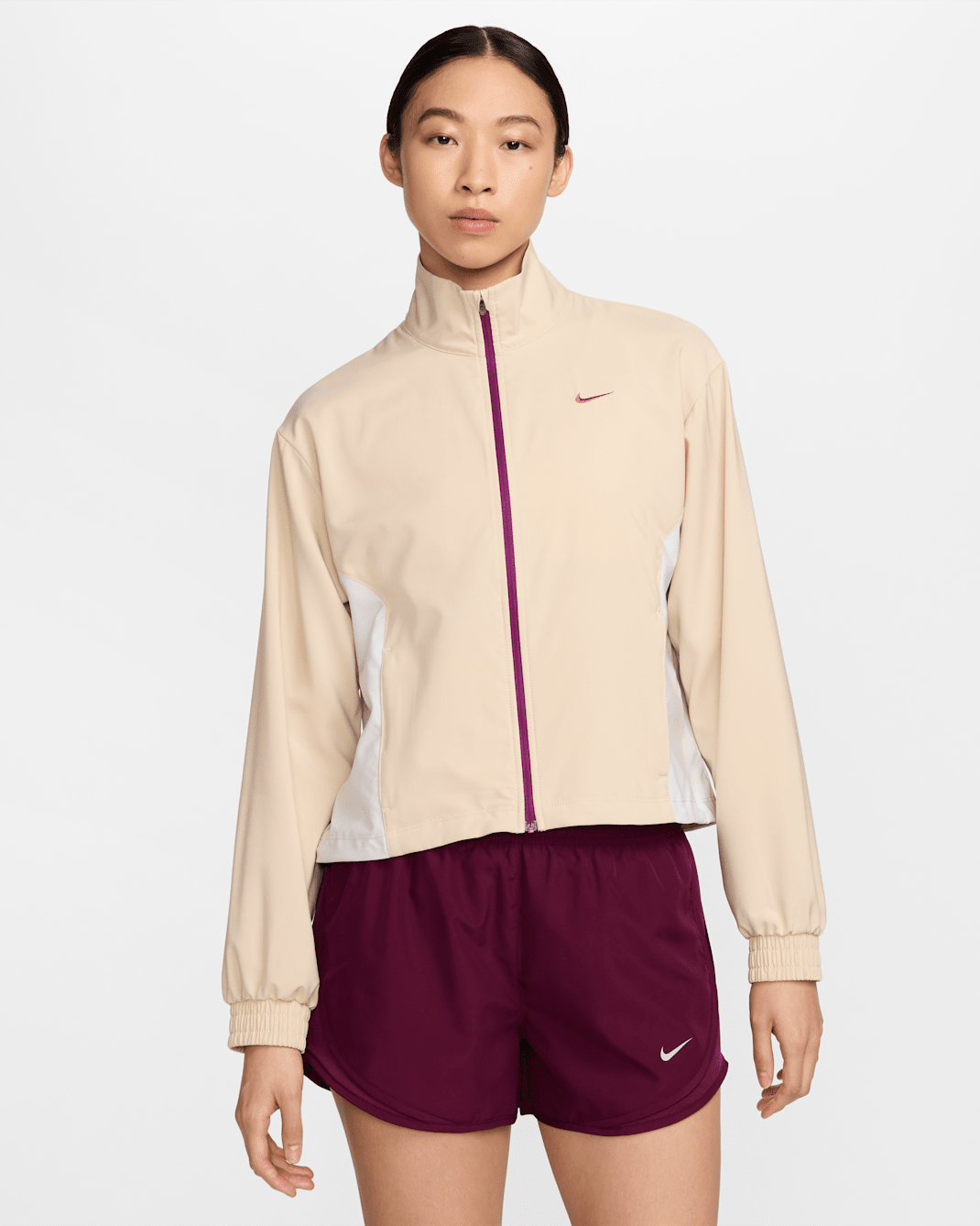 ナイキ ワン ウィメンズ Dri-FIT ルーズ ジャケット - サンドドリフト/フォトンダスト/バイオテック/バイオテック