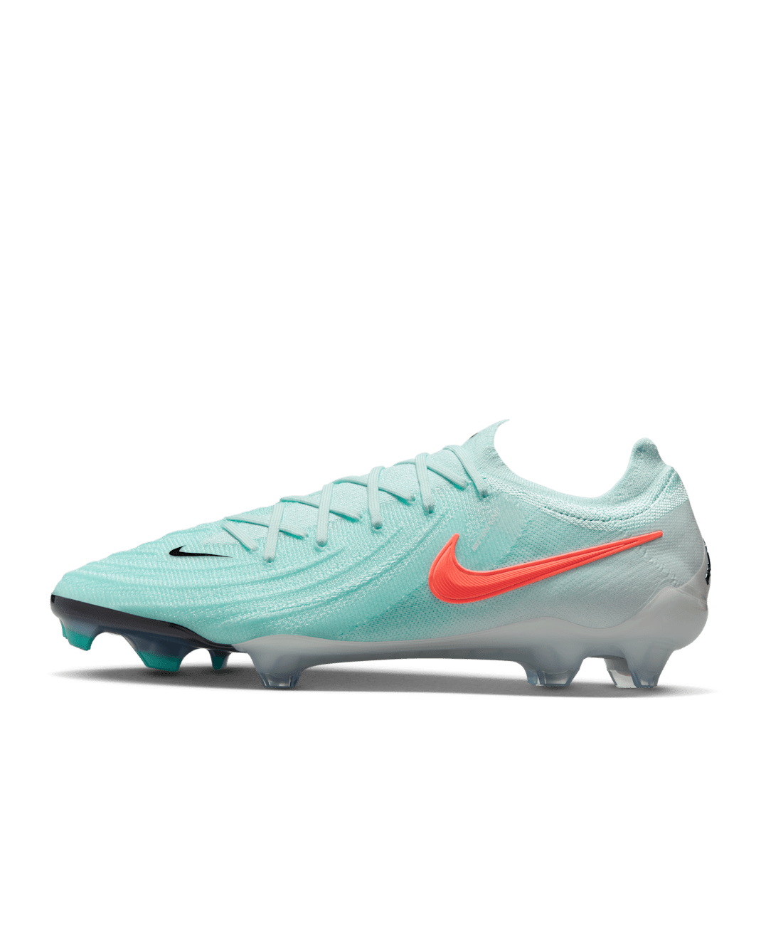 Nike Phantom GX 2 Elite Firm-Ground Low-Top Soccer Cleats - Mint/Off Noir/Atomic Red
