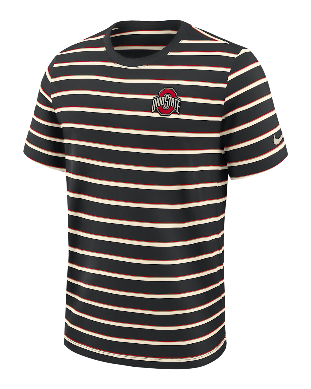 Ohio State Athletic Prep Legacy Summit Stripe Men's Nike College T-Shirt - Black
