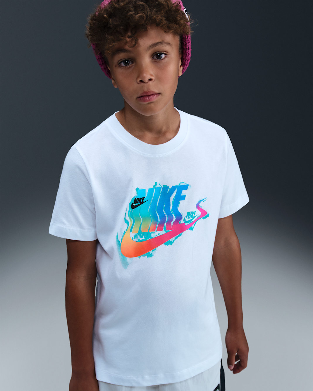 Nike Sportswear Big Kids' T-Shirt - White