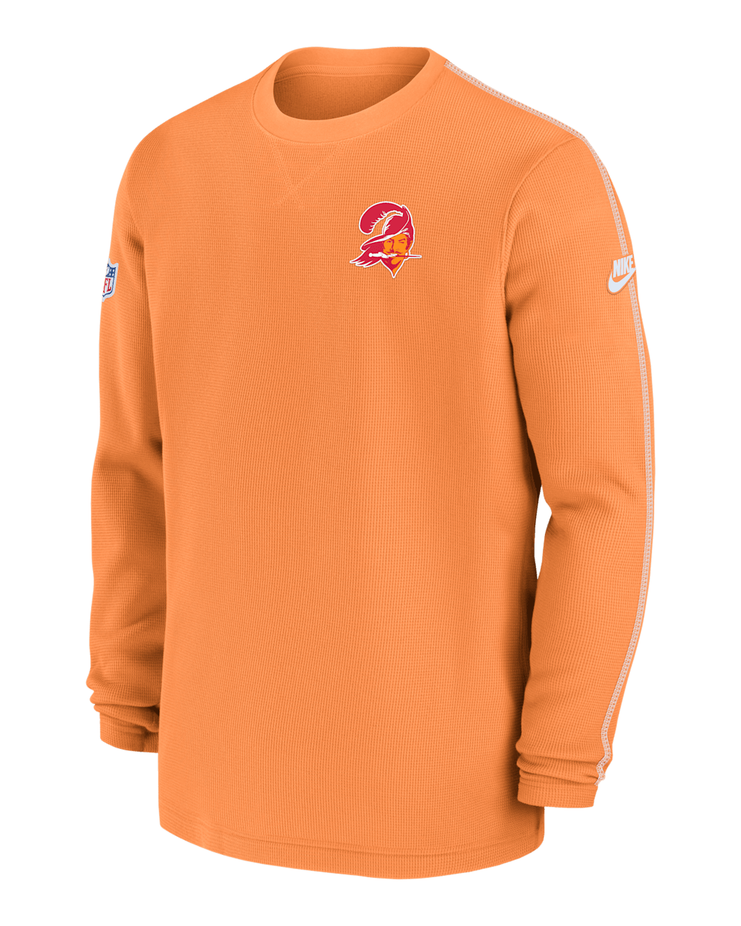 Tampa Bay Buccaneers Logo Coach Men’s Nike NFL Long-Sleeve Top - Orange