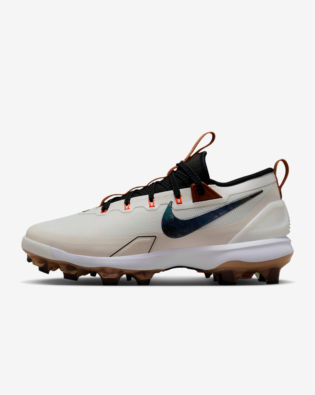 Nike Force Trout 9 Elite MCS Baseball Cleats - Summit White/Hemp/Black/Royal Pulse