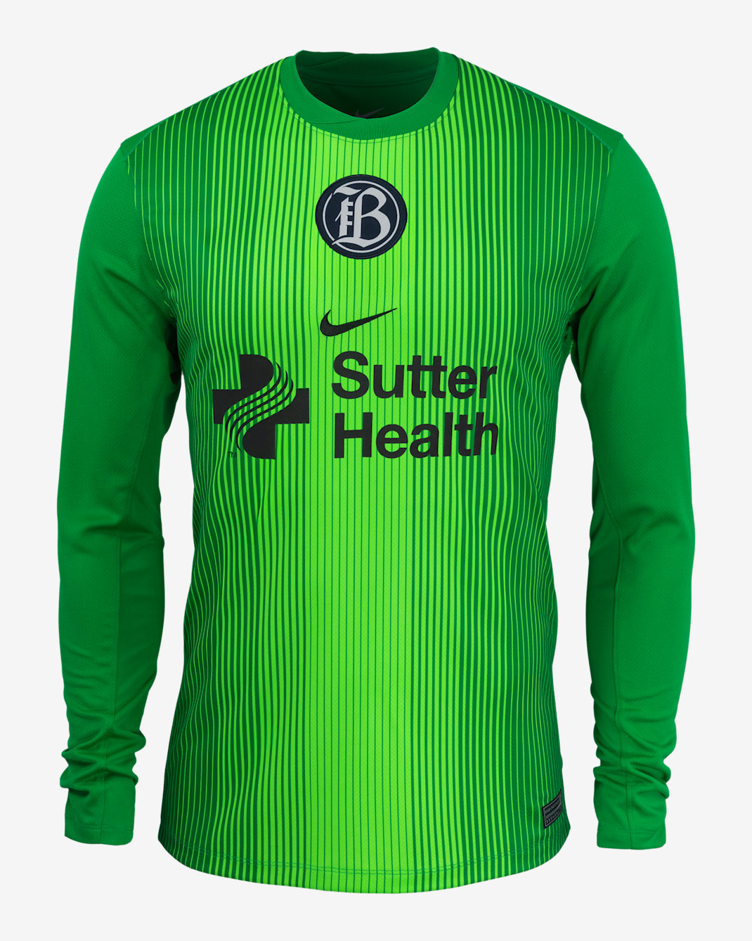 Bay FC 2025 Stadium Goalkeeper Men's Nike NWSL Replica Jersey - Green Strike/Stadium Green