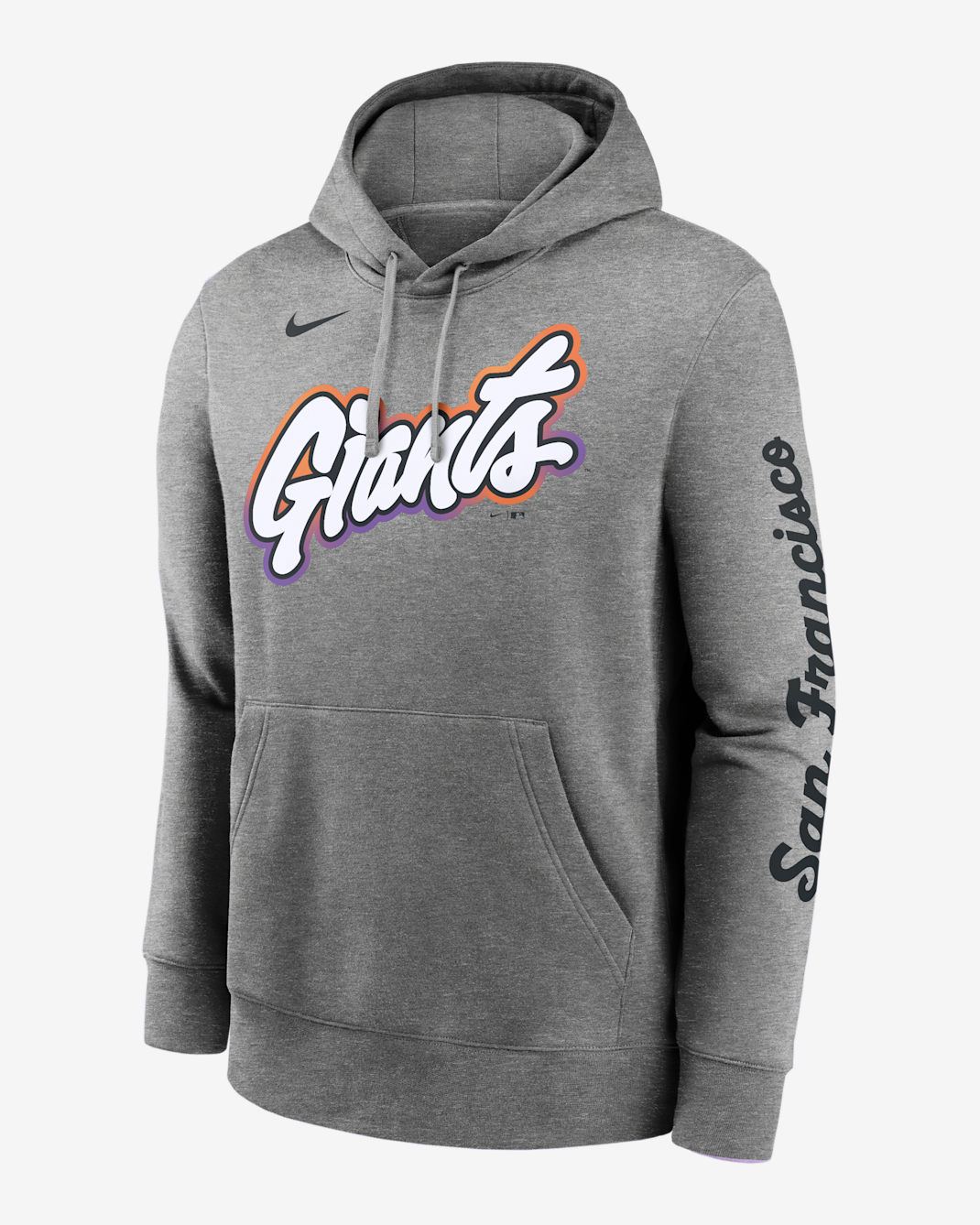 San Francisco Giants City Connect Club Men's Nike MLB Pullover Hoodie - Charcoal Heather