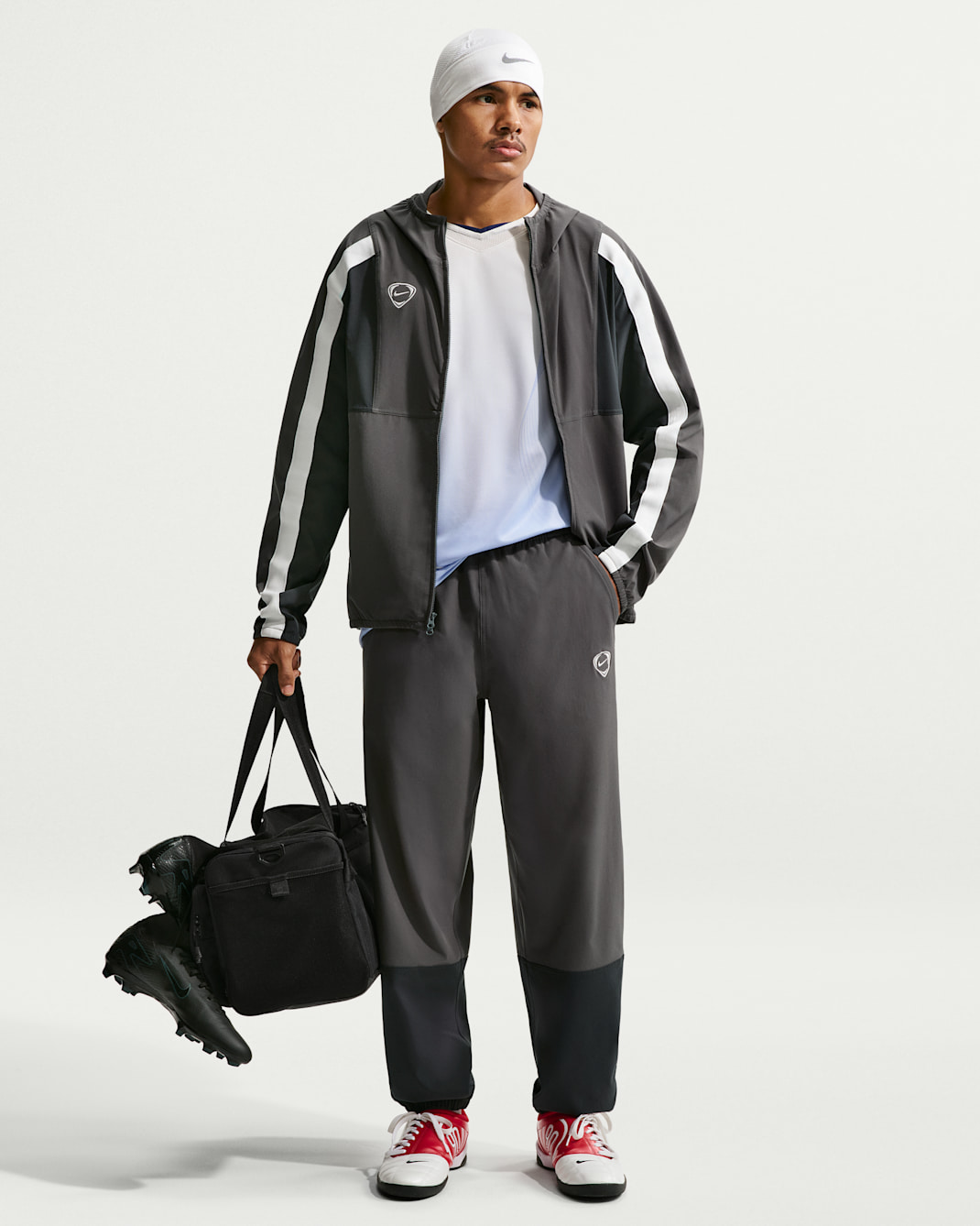 Nike Strike+ Men's Repel Soccer Pants — Medium Ash/Off Noir/Summit White/Summit White