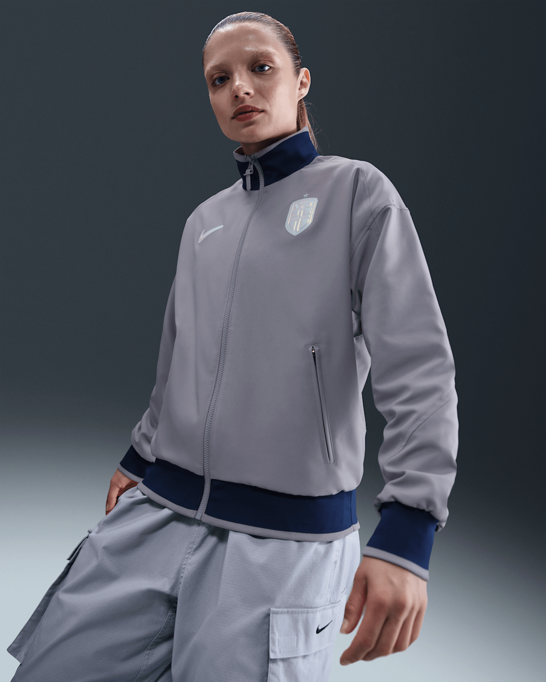 Norway Strike Women's Nike Dri-FIT Soccer Anthem Jacket - Violet Haze/White