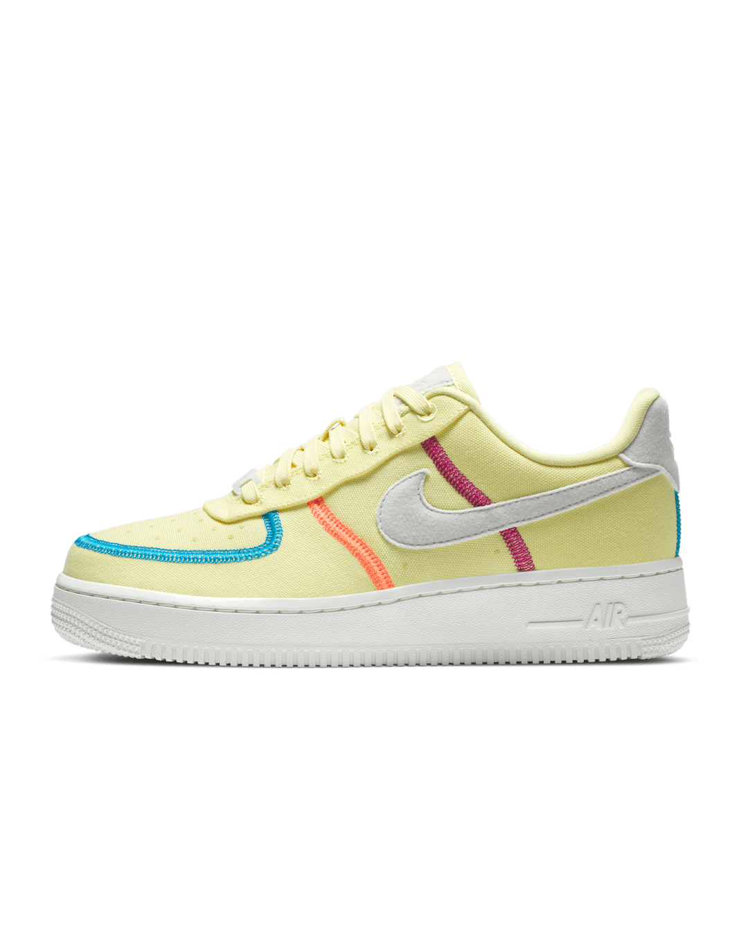 Nike Air Force 1 '07 LX Women's Shoes - Life Lime/Laser Blue/Hyper Orange/Photon Dust