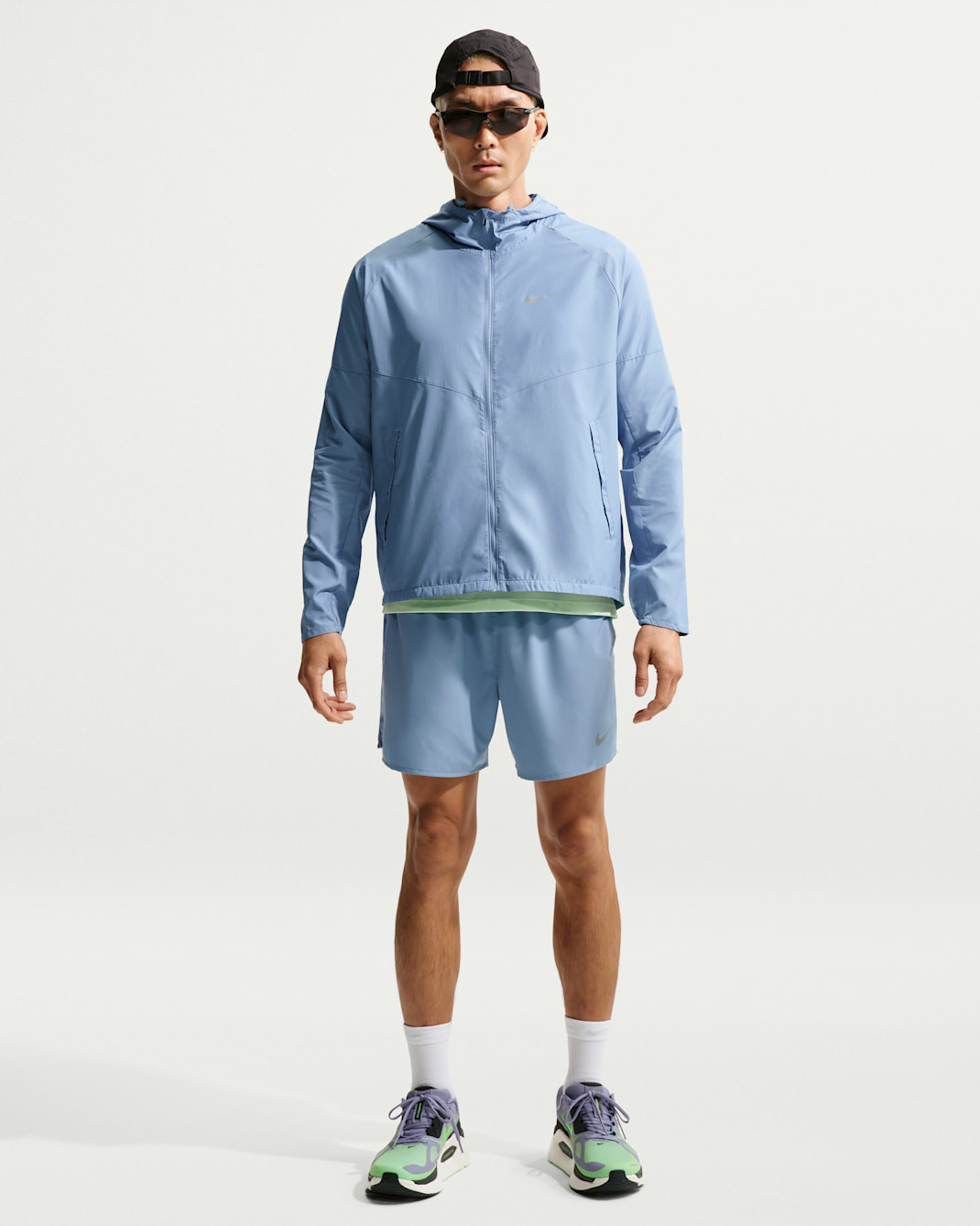 Shorts da running Dri-FIT con slip foderati 13 cm Nike Challenger – Uomo - Work Blue/Work Blue/Nero