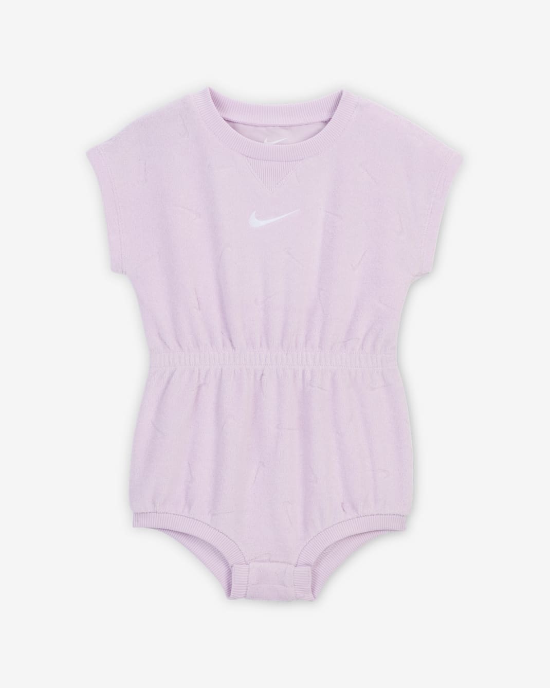 Nike Essentials Baby (12-24M) Jacquard Towel Terry Romper - Doll