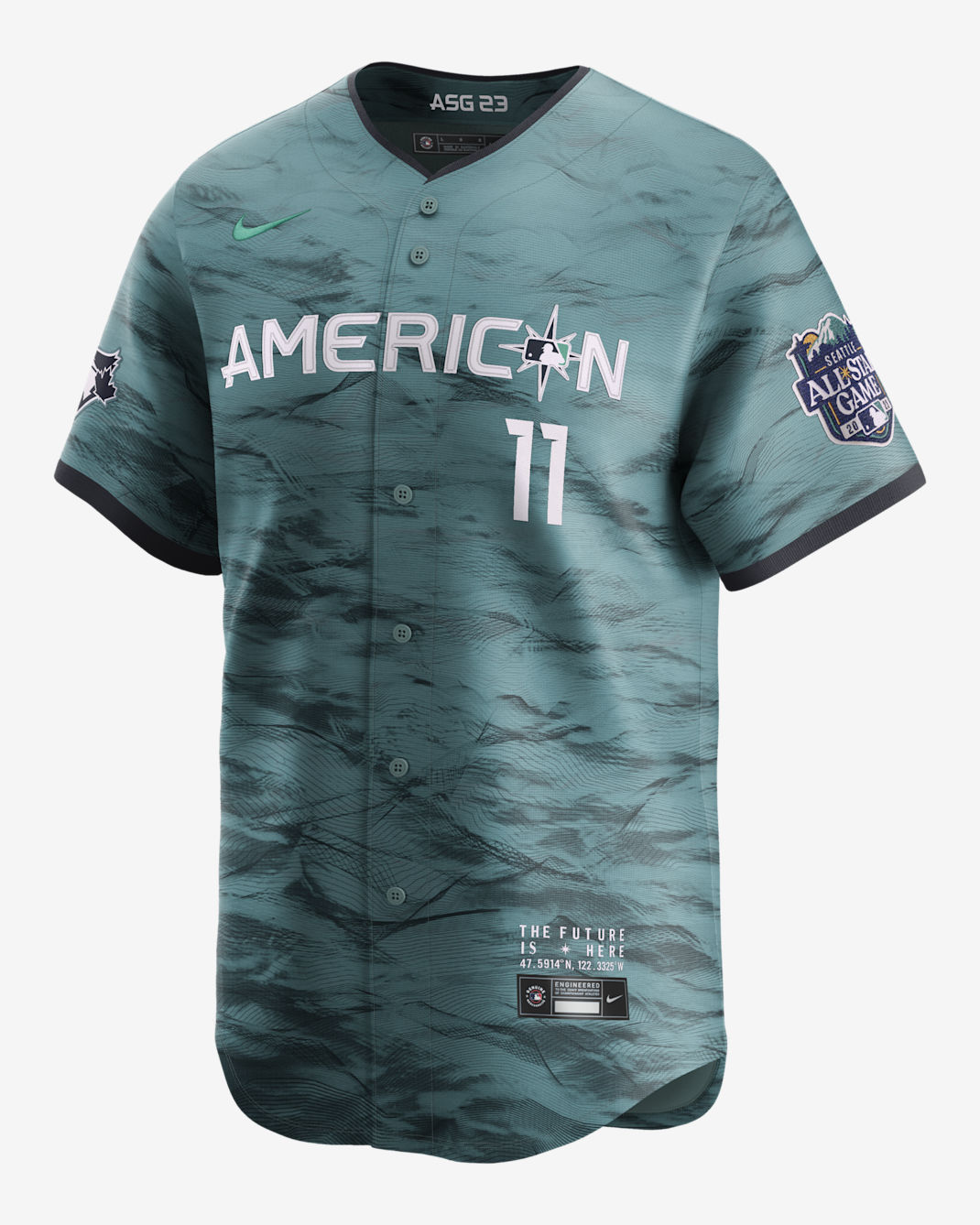 Bo Bichette American League 2023 All-Star Game Men's Nike MLB Limited Jersey - Teal