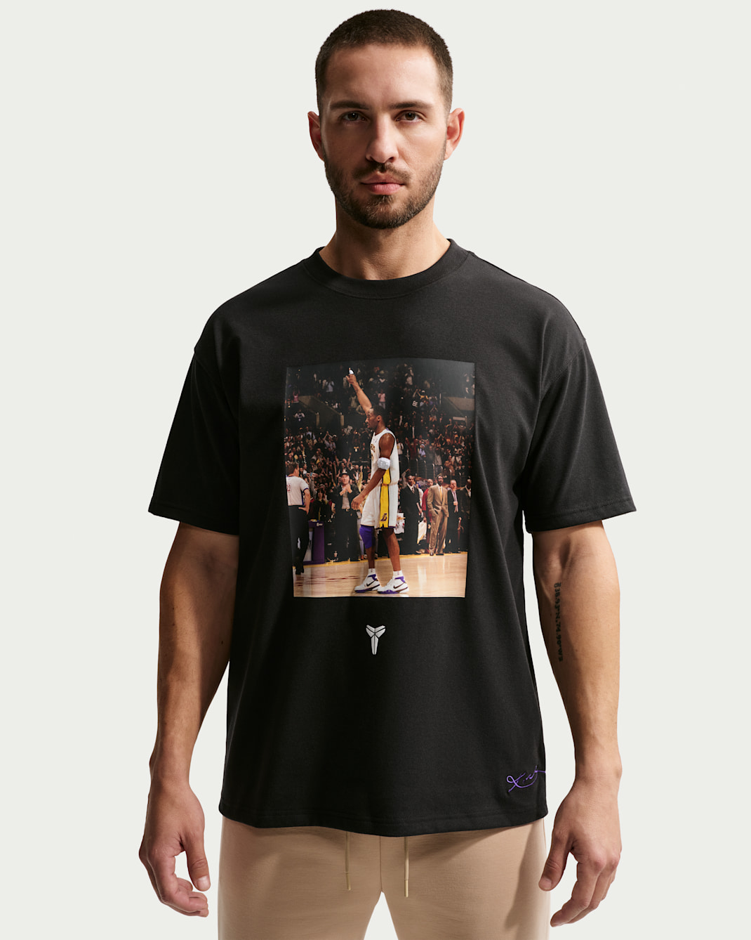 T-shirt de basquetebol Nike Kobe Dri-FIT para homem - Preto