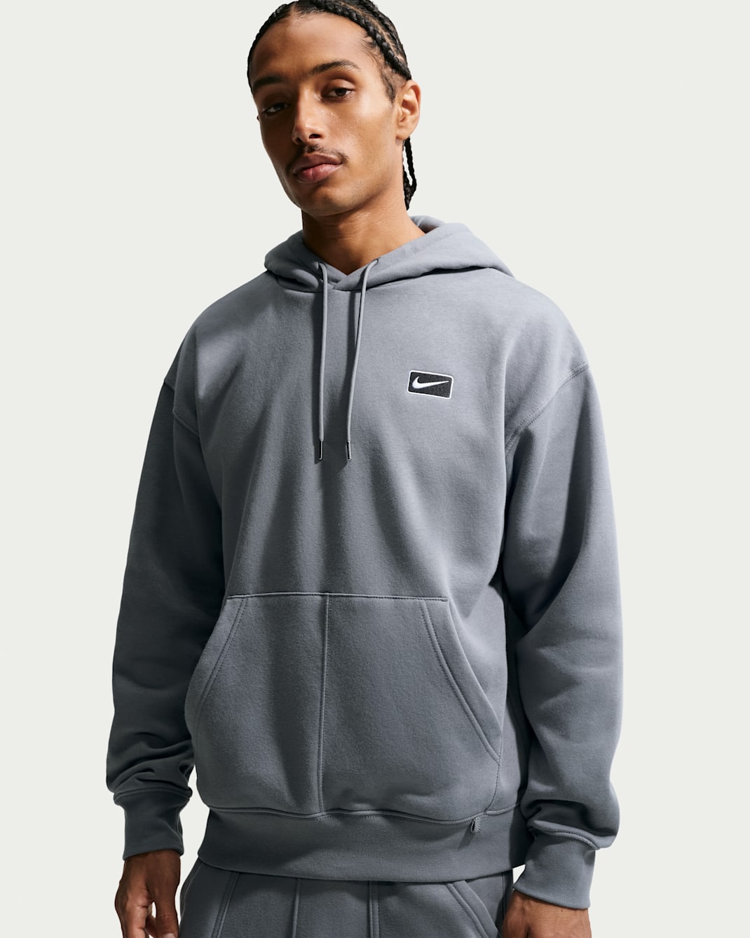 Felpa pullover con cappuccio Nike Sportswear - Uomo - Cool Grey