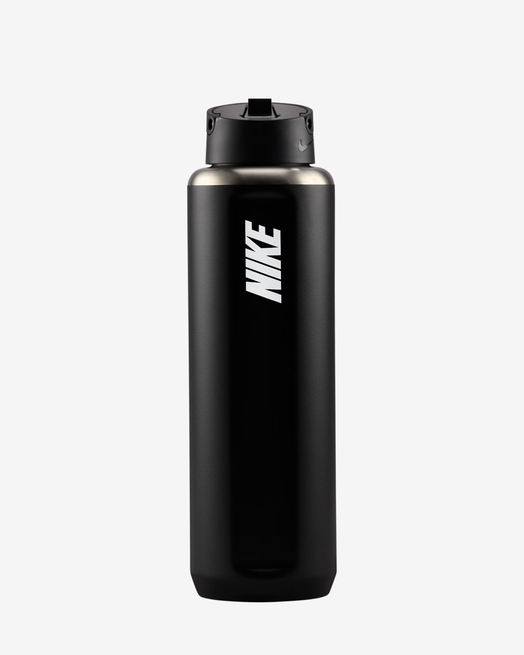 Nike Recharge Stainless Steel Straw Bottle (32 oz) - Black