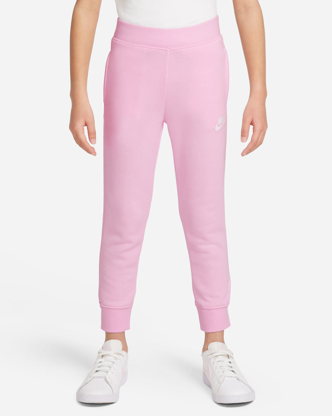 Calças Nike Sportswear Club Fleece para criança - Rosa Foam