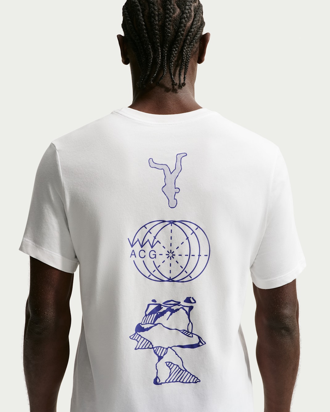 Nike ACG Men's Dri-FIT T-Shirt - Summit White/Persian Violet