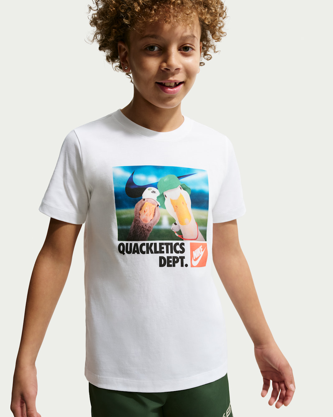 Nike Sportswear Big Kids' T-Shirt - White
