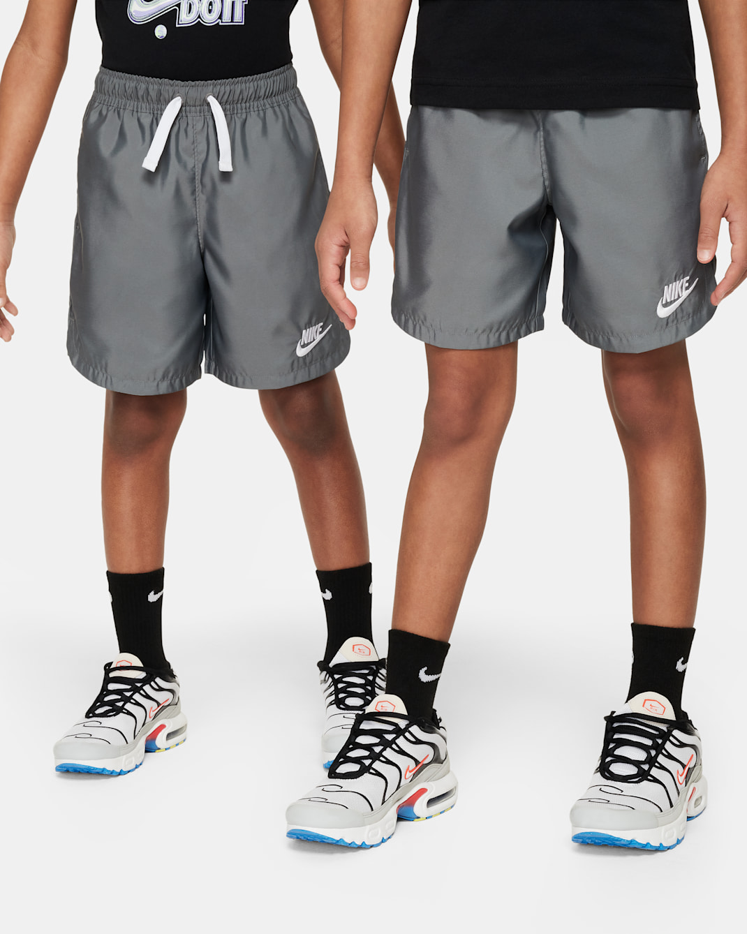 Nike Little Kids' Woven Shorts - Smoke Grey