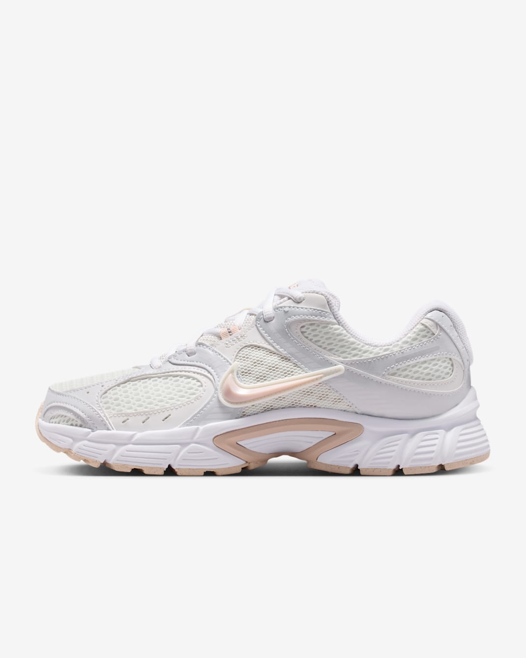 Nike V5 RNR Women's Shoes with Reflective Design Accents - Summit White/White/Vast Grey/Silt Red