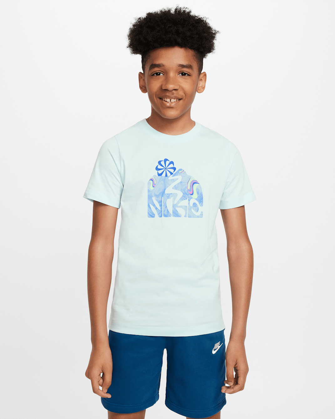 Nike Sportswear Older Kids' T-Shirt - Glacier Blue