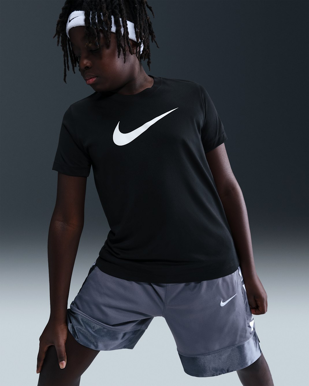 Nike Legend Big Kids' Dri-FIT T-Shirt - Black