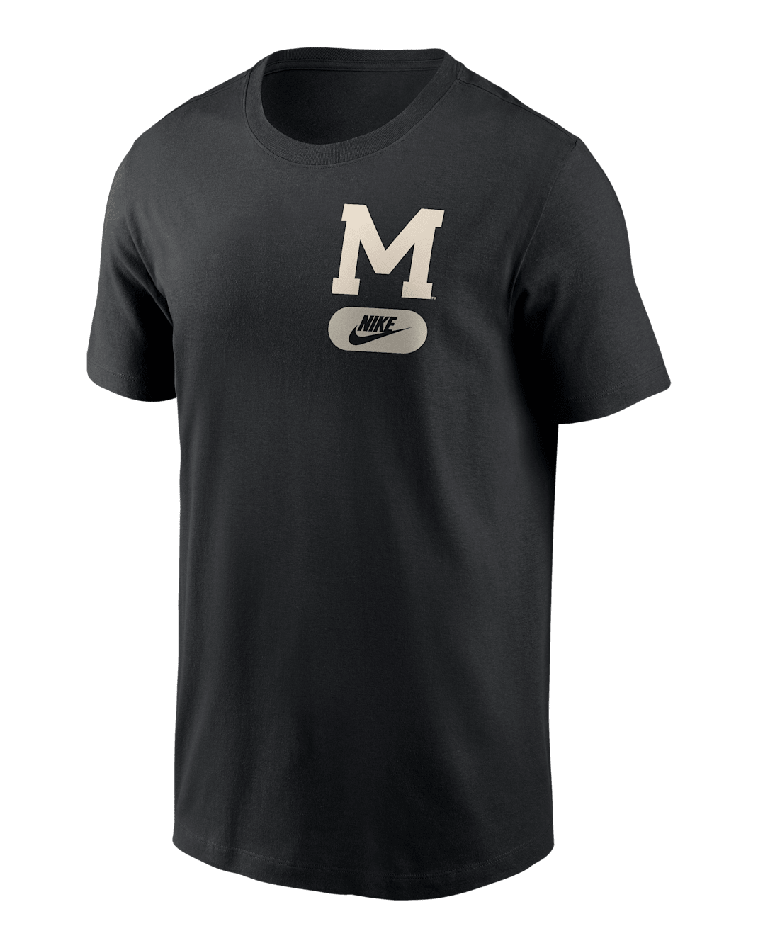 Michigan 2-Hit Men's Nike College T-Shirt - Black