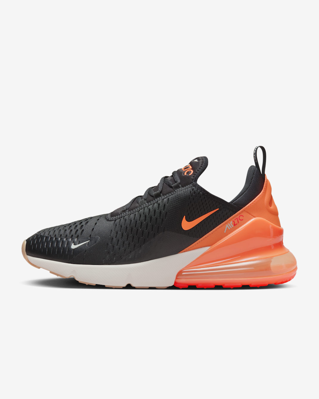 Nike Air Max 270 Men's Shoes - Black/Bright Crimson/Phantom/Total Orange