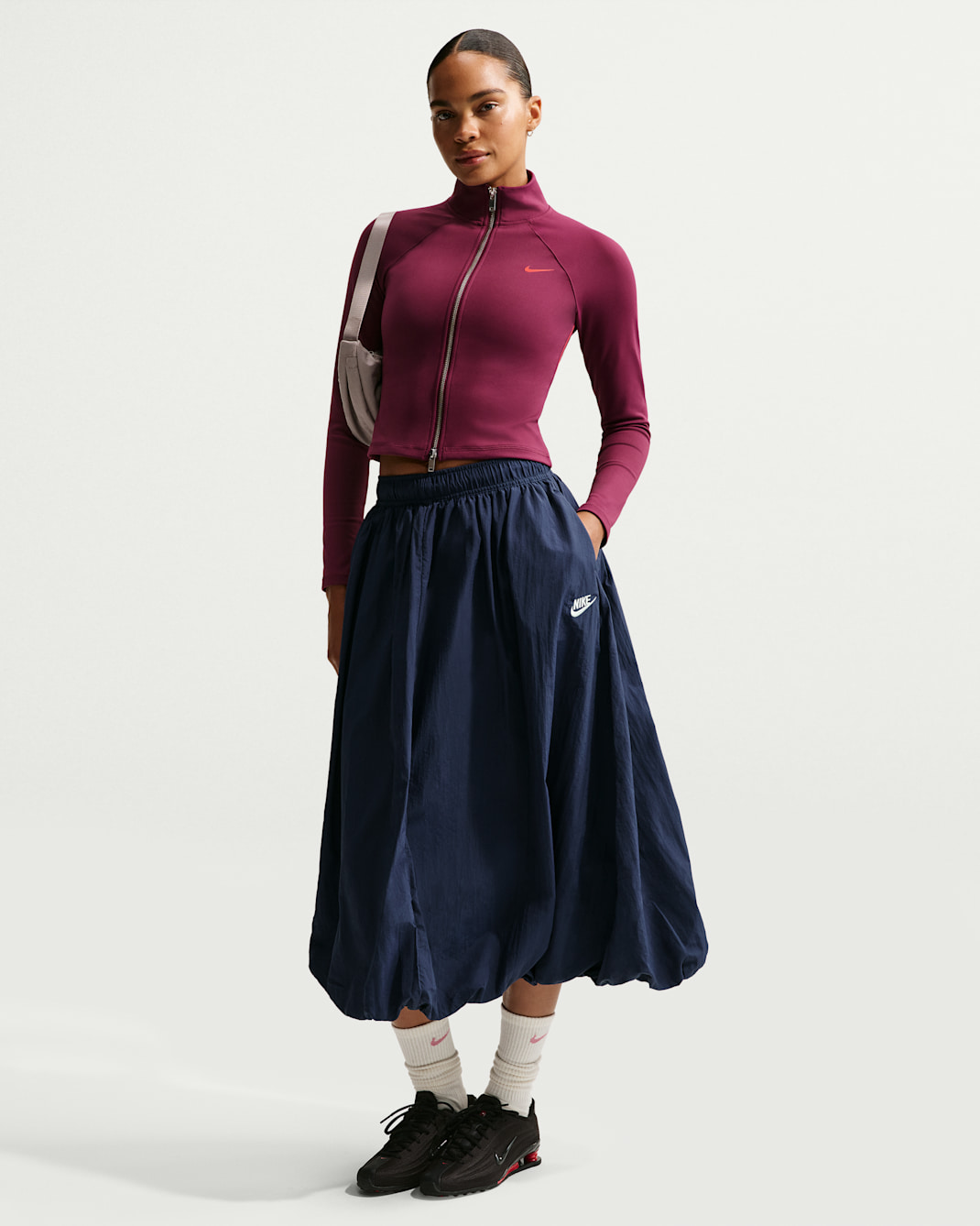 Nike Sportswear Windrunner Women's Skirt - Midnight Navy/Sail