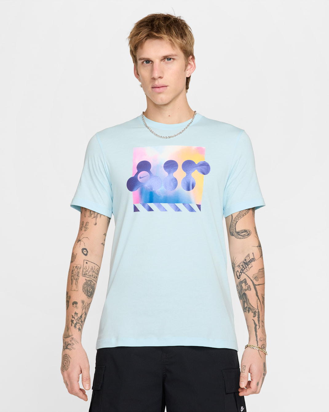 Playera para hombre Nike Sportswear - Azul glacial