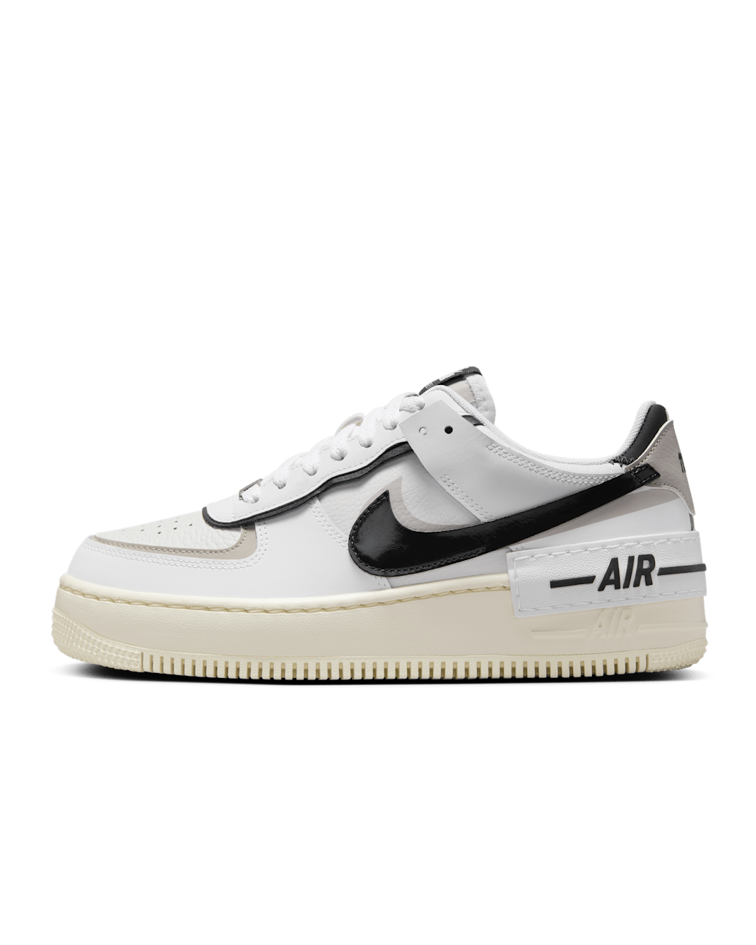 รองเท้าผู้หญิง Nike Air Force 1 Shadow - ขาว/College Grey/Platinum Tint/Off Noir