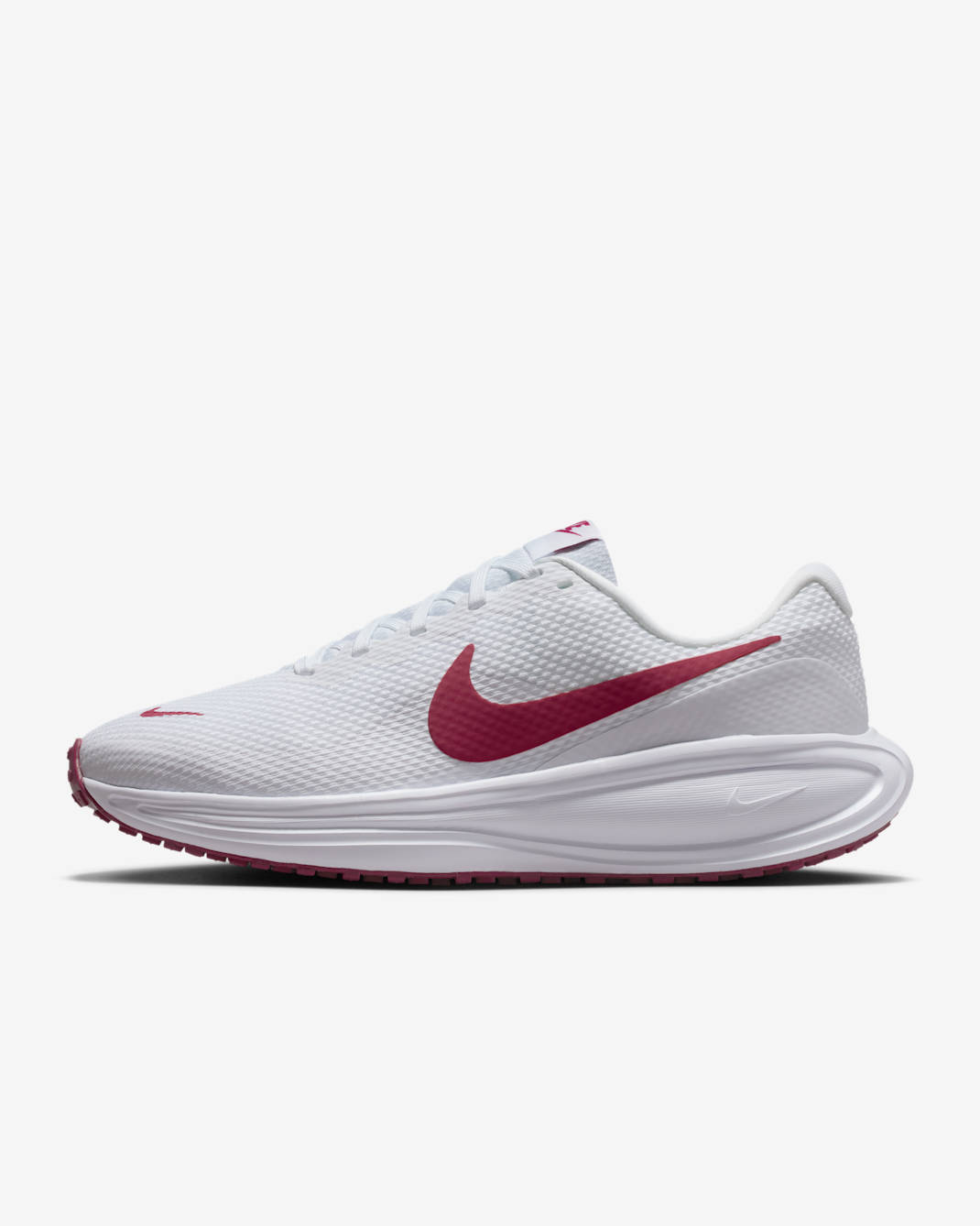 Nike Revolution 8 Women's Road Running Shoes (Extra Wide) - White/Platinum Tint/Sweet Beet