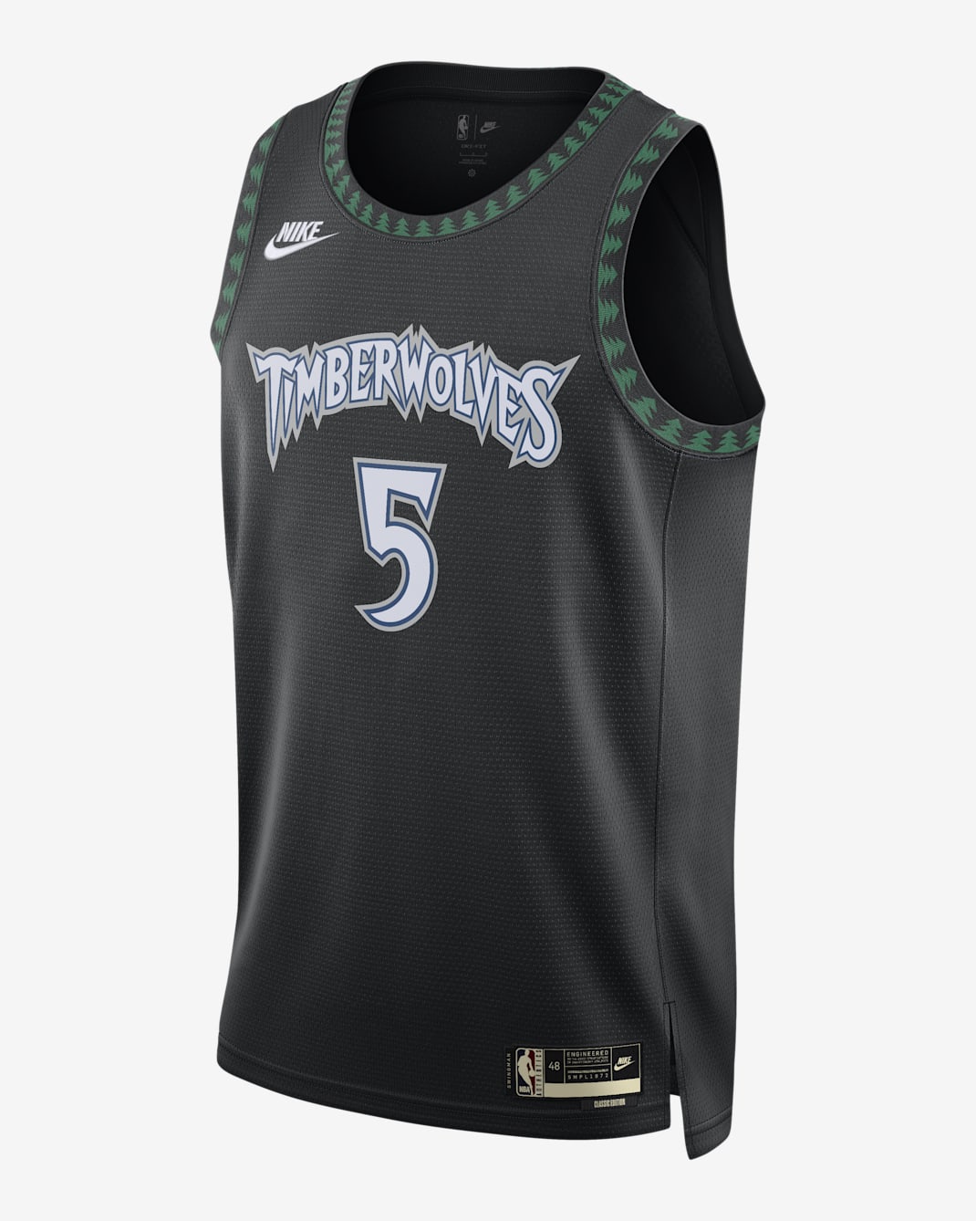 Maillot NBA Swingman Nike Dri-FIT Hardwood Classics Minnesota Timberwolves 2025/26 pour homme - Noir