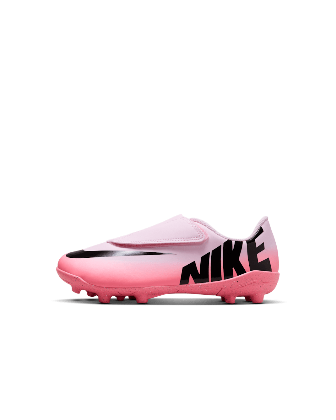 Nike Jr. Mercurial Vapor 15 Club Younger Kids' MG Low-Top Football Boot - Pink Foam/Black