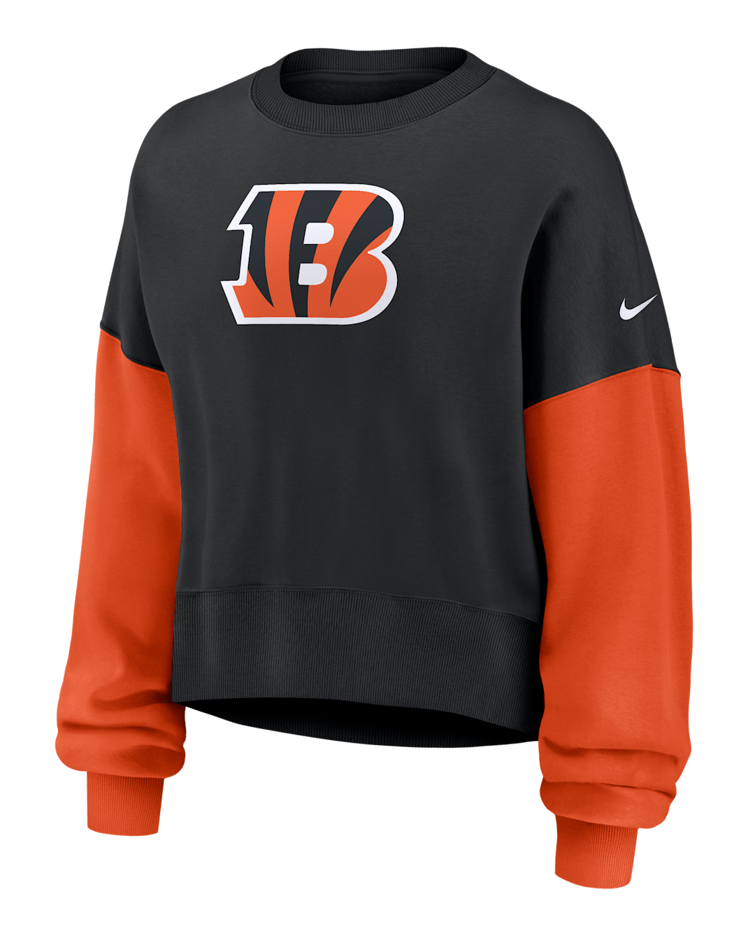 Cincinnati Bengals Women's Nike NFL Pullover Crew - Black