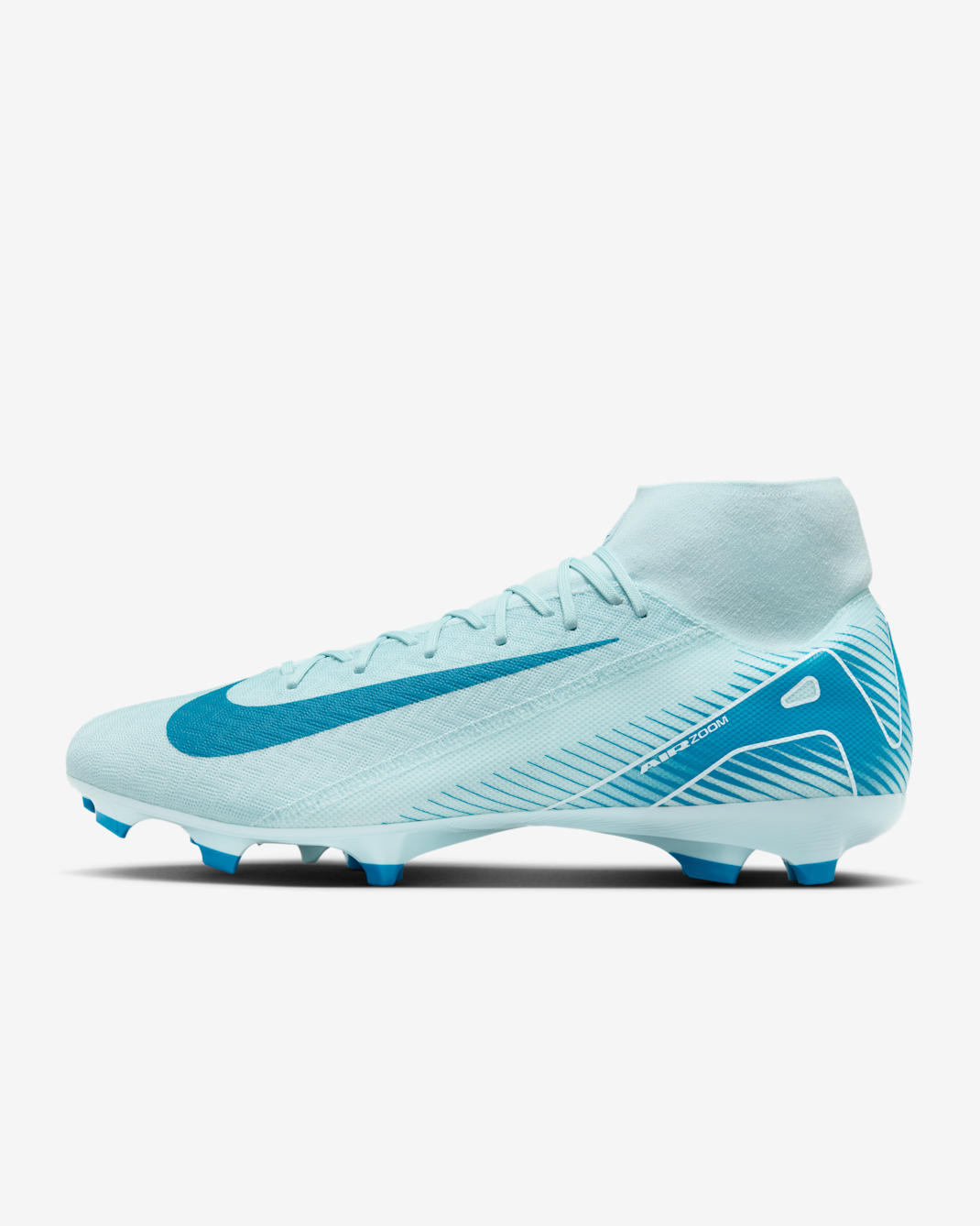 Nike Mercurial Superfly 10 Academy Botes de futbol de perfil alt per a terrenys diversos - Glacier Blue/Blue Orbit
