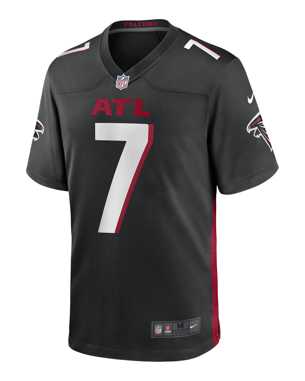 Bijan Robinson Atlanta Falcons Men's Nike NFL Game Football Jersey - Black