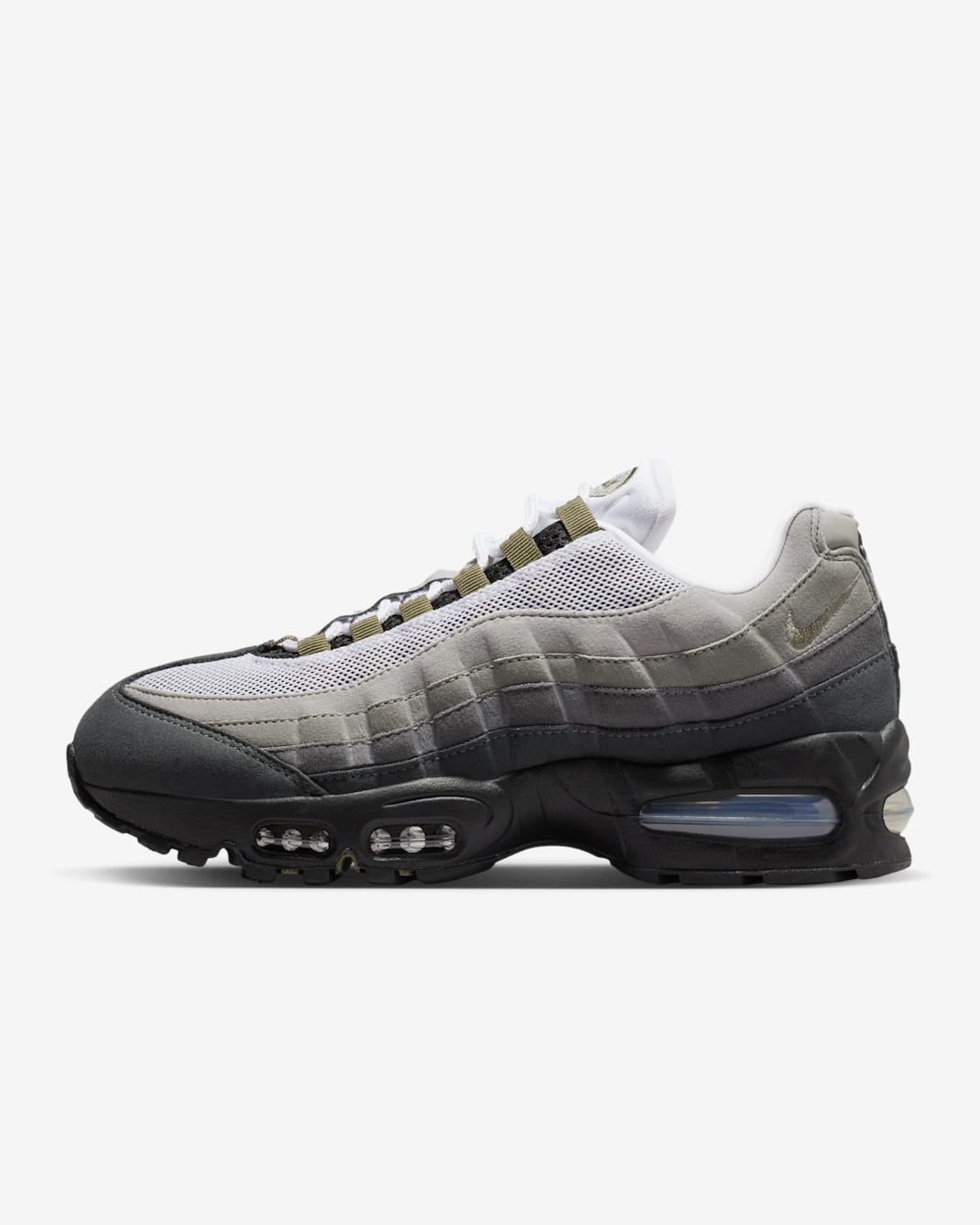 Nike Air Max 95 OG Women's Shoes - Black/White/Reflect Silver/Medium Olive