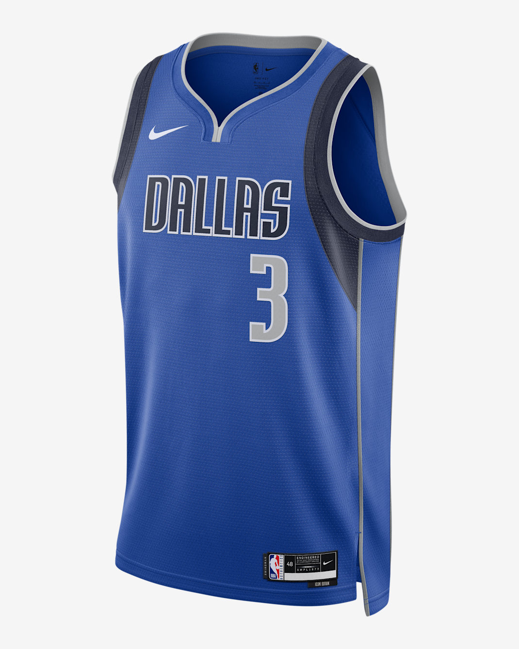 Dallas Mavericks Icon Edition Men's Nike Dri-FIT NBA Swingman Jersey - Game Royal